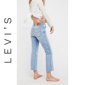 NEW Levi’s 517 Orange Tab Bootcut Cropped Jeans